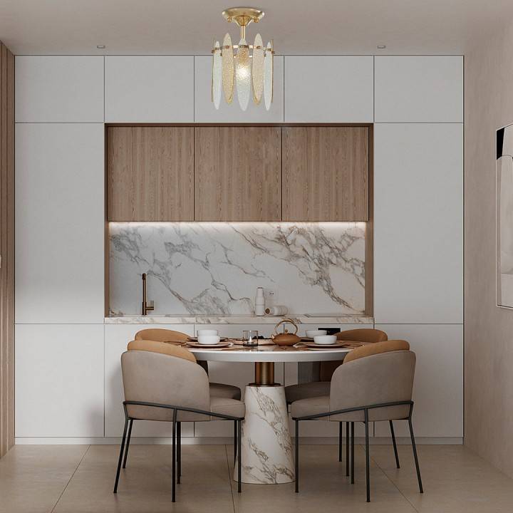 Светильник на штанге Arte Milano Sorrento-4309 1 лампа золото 374309/1/80/190 GD