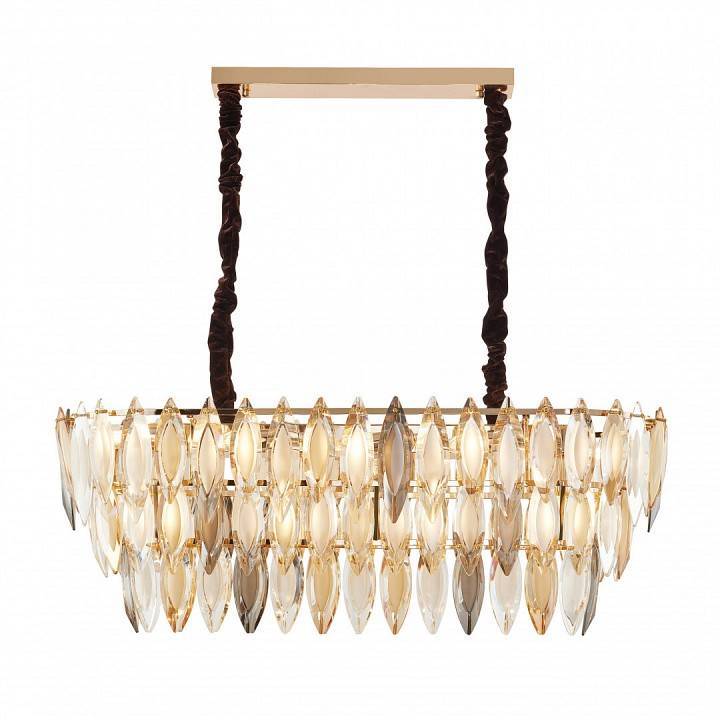 Подвесная люстра Arte Milano AM-99486 12xE14 900x350x380 мм 99486.W900.L350.H380.E14.12 G