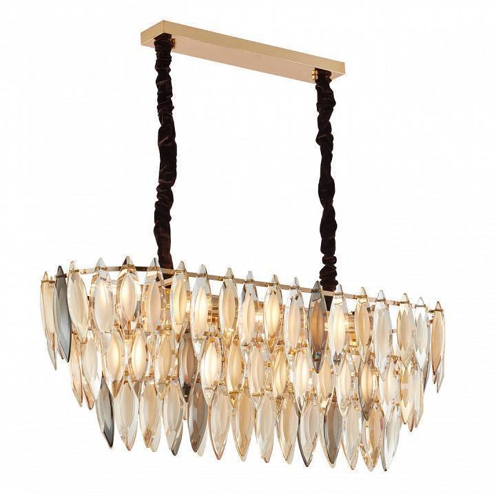 Подвесная люстра Arte Milano AM-99486 12xE14 900x350x380 мм 99486.W900.L350.H380.E14.12 G