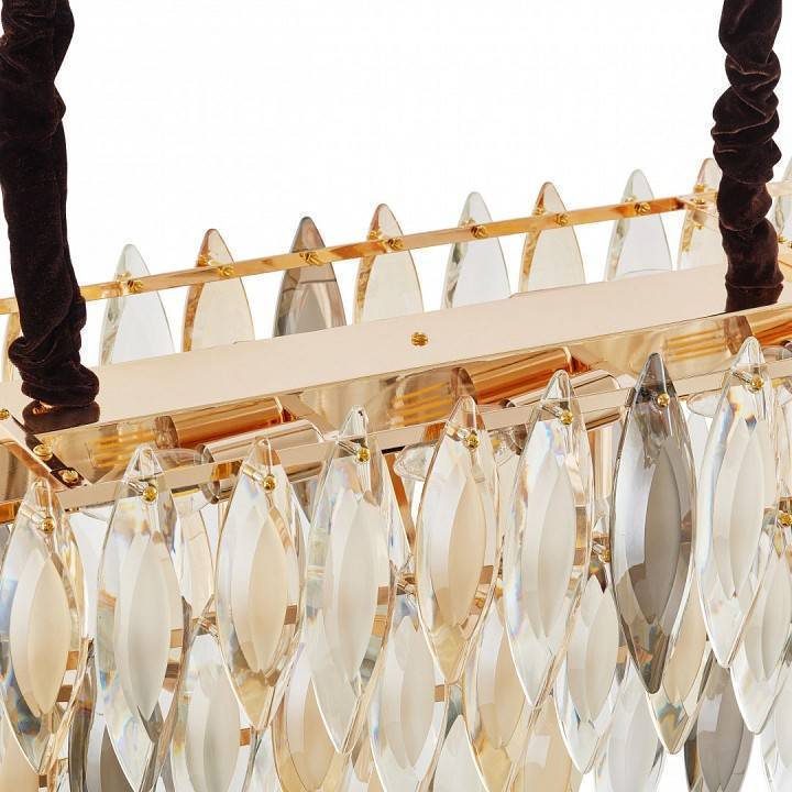 Подвесная люстра Arte Milano AM-99486 12xE14 900x350x380 мм 99486.W900.L350.H380.E14.12 G