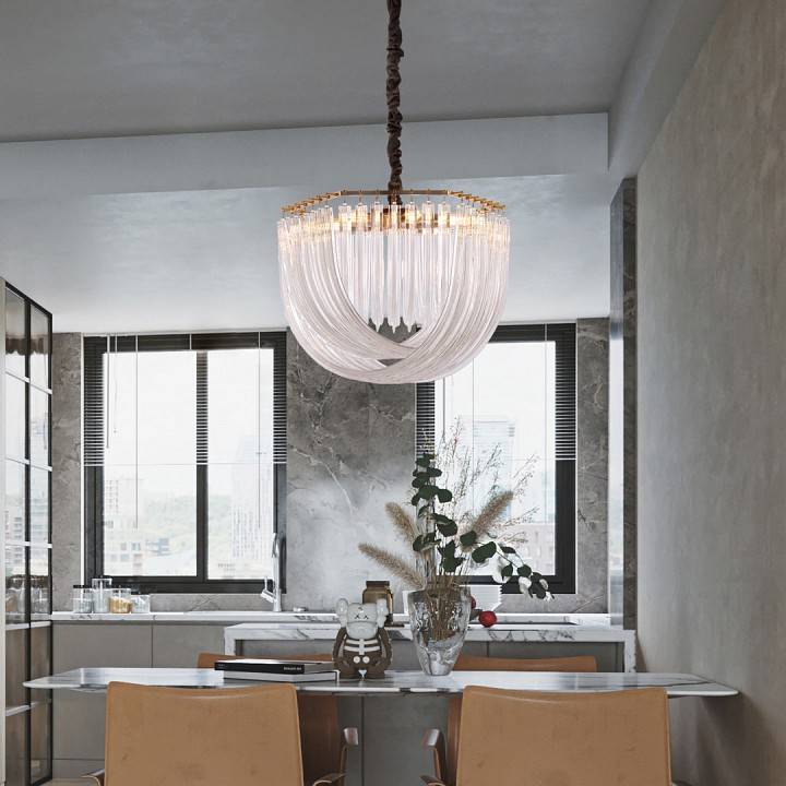 Подвесная люстра Arte Milano AM-97378 6xE14 D500 H380 мм S.97378.D500.H380.E14.6 G