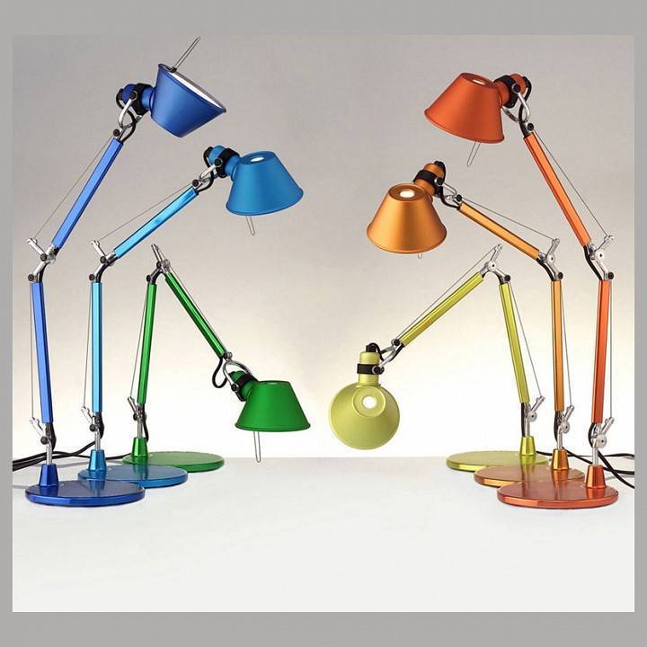 Настольная лампа офисная Artemide Tolomeo Micro A011830