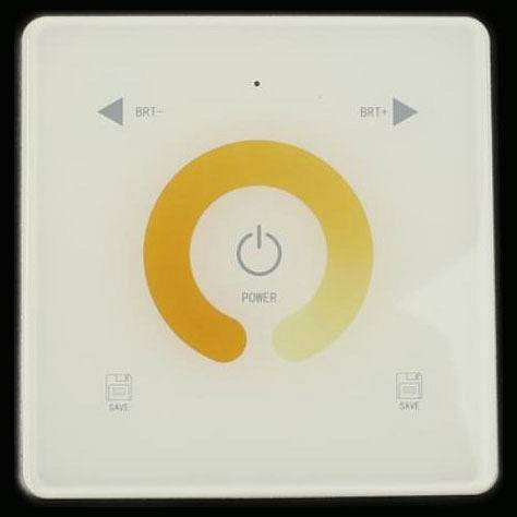 Панель управления цветовой температурой роторная накладная Aployt Magnetic track 220 APL.0290.00.01