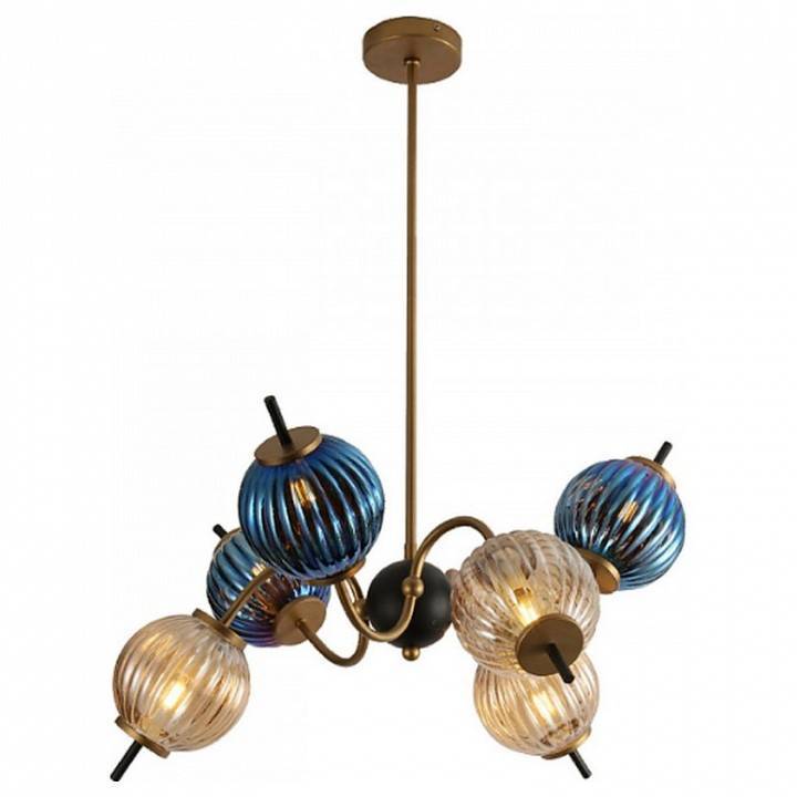 Люстра на штанге Aployt Zhizel 6 ламп APL.608.07.06