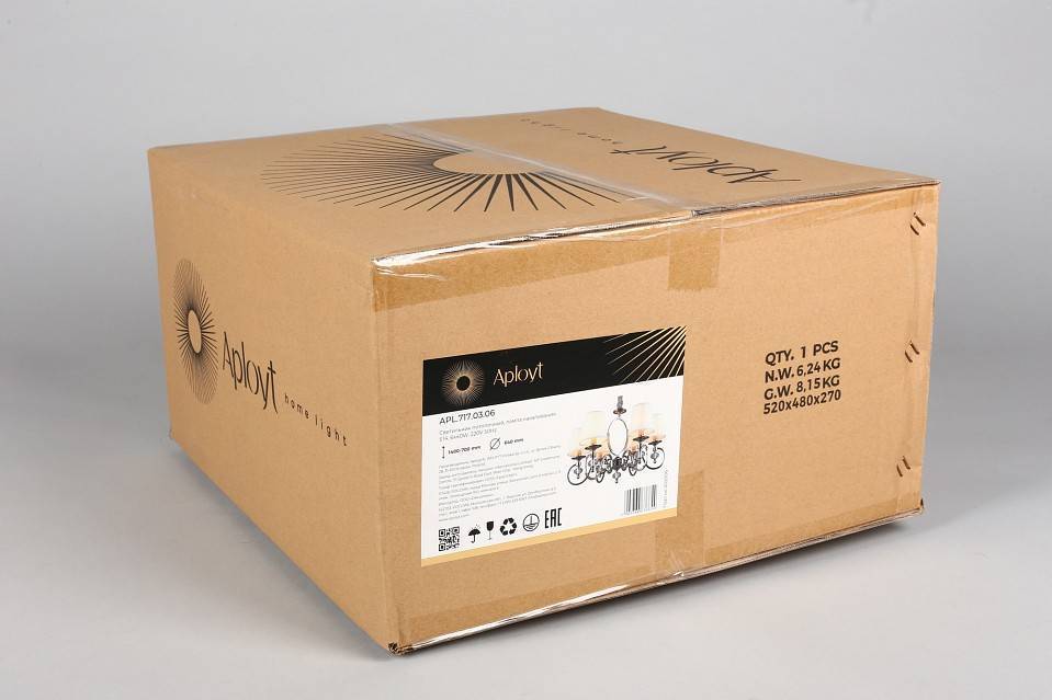 Подвесная люстра Aployt Reni 6 ламп APL.717.03.06