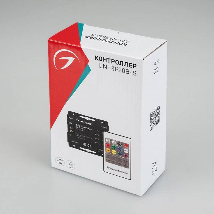 Контроллер RGB с пультом ДУ Arlight LN-RF20 018609