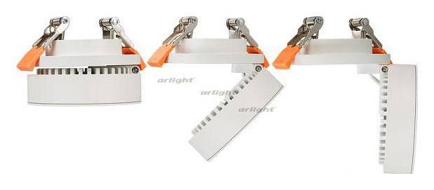 Встраиваемый светильник на штанге Arlight LGD-MONA-BUILT-R100-12W 5000 К 025464