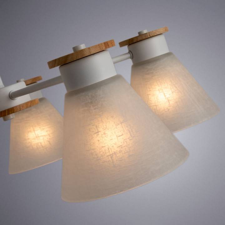 Люстра на штанге Arte Lamp Tyler 5 ламп белая A1031PL-5WH