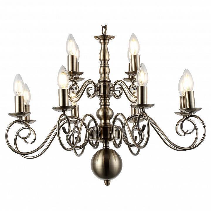 Подвесная люстра Arte Lamp Isabel 12 ламп A1129LM-12AB