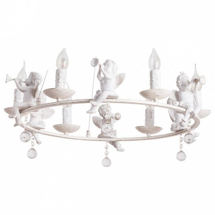 Подвесная люстра Arte Lamp Amur 6 ламп A1133SP-6WG