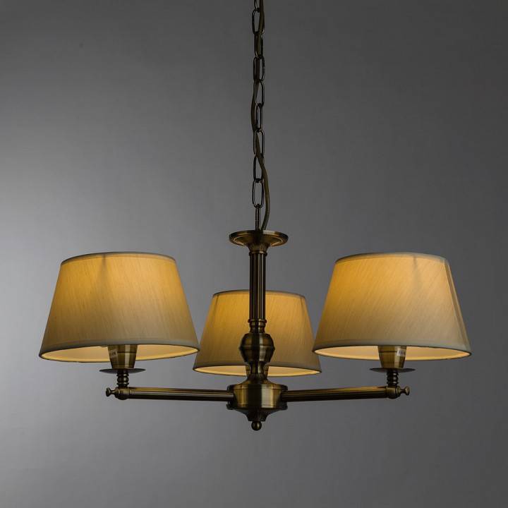 Подвесная люстра Arte Lamp York 3 лампы A2273LM-3AB