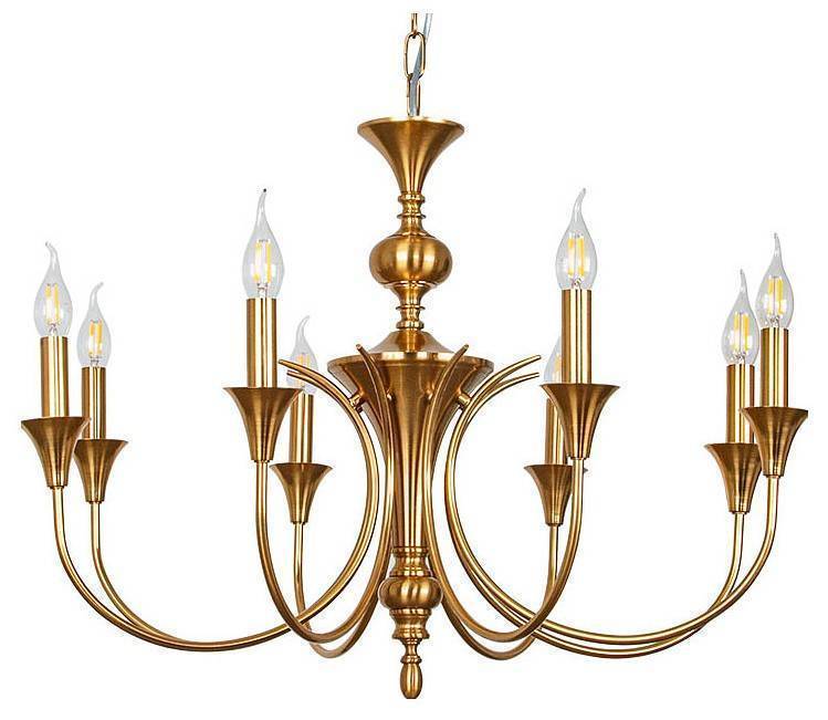 Подвесная люстра Arte Lamp Collinetta 8 ламп A4094LM-8PB