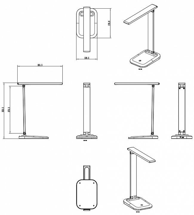 Настольная лампа офисная Arte Lamp London A5124LT-1BK