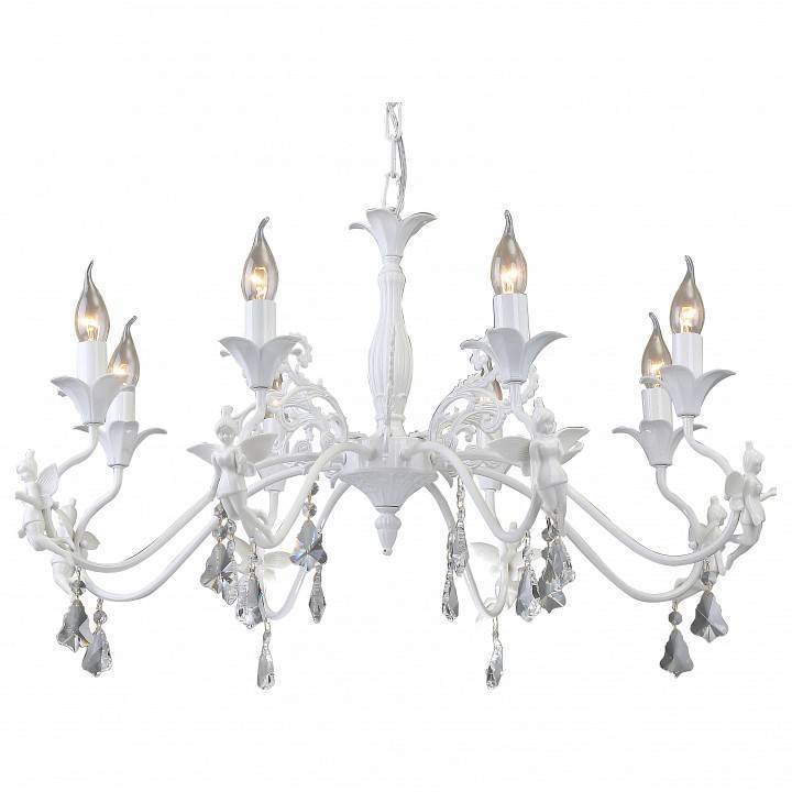 Подвесная люстра Arte Lamp Angelina 8 ламп A5349LM-8WH