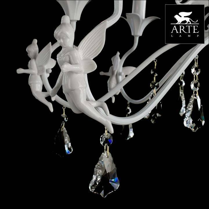 Подвесная люстра Arte Lamp Angelina 8 ламп A5349LM-8WH