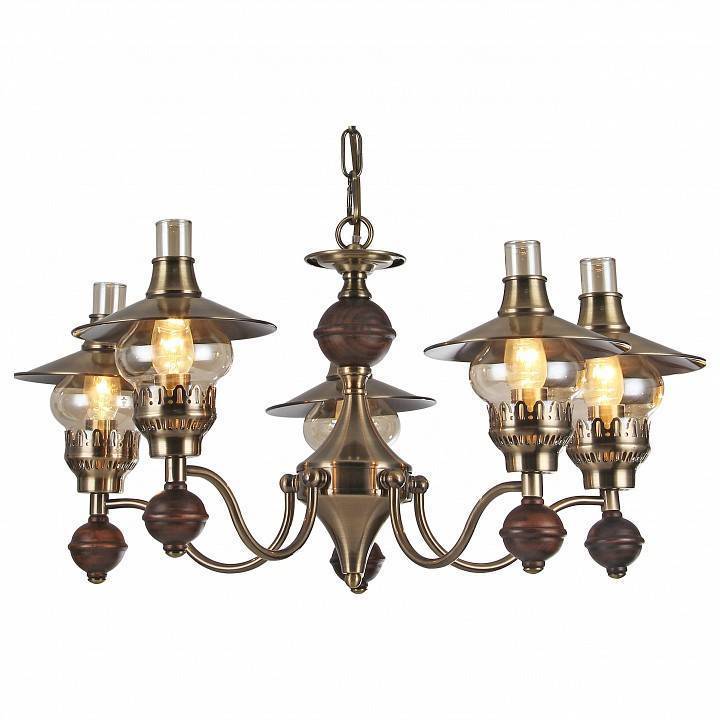 Подвесная люстра Arte Lamp Trattoria 5 ламп A5664LM-5AB