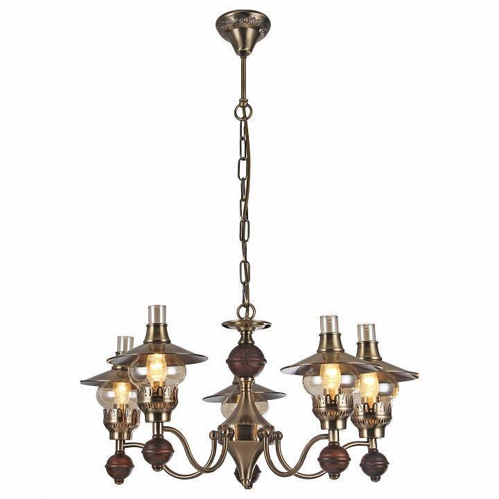Подвесная люстра Arte Lamp Trattoria 5 ламп A5664LM-5AB