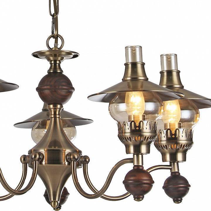 Подвесная люстра Arte Lamp Trattoria 5 ламп A5664LM-5AB