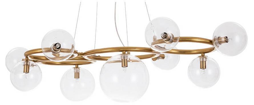 Подвесная люстра Arte Lamp Albus 9 ламп A7780SP-9AB