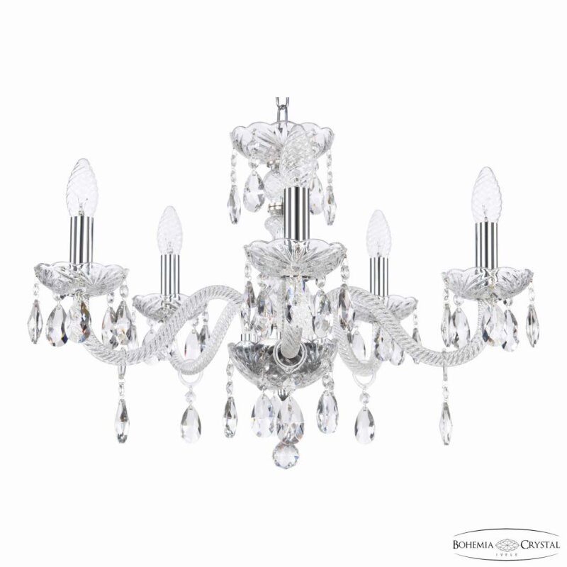 Подвесная люстра Bohemia Ivele Crystal 117 117/5/195 Ni