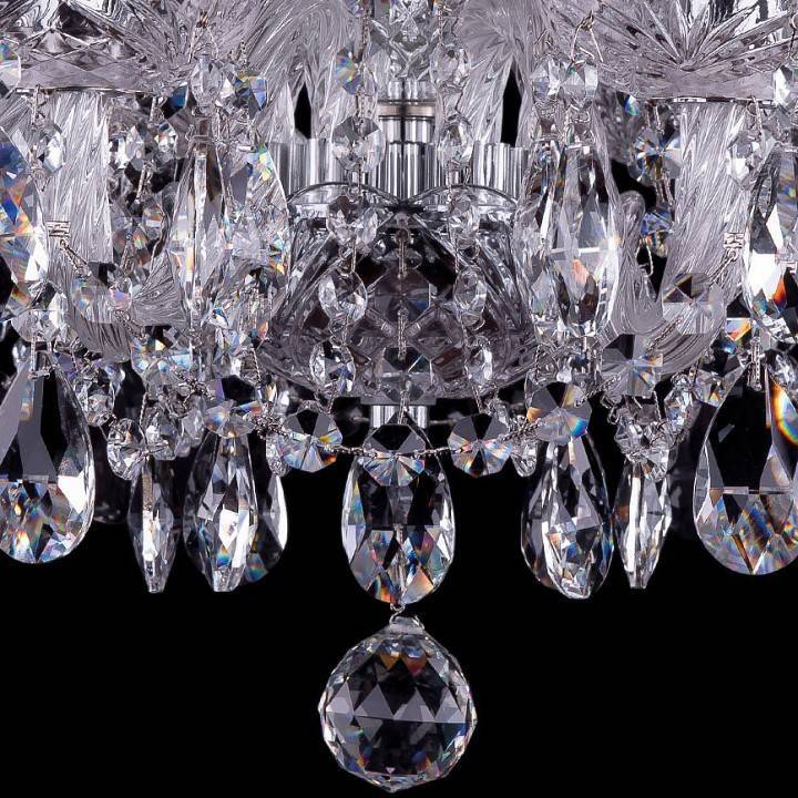 Подвесная люстра Bohemia Ivele Crystal 1402 1402/8/160/Ni