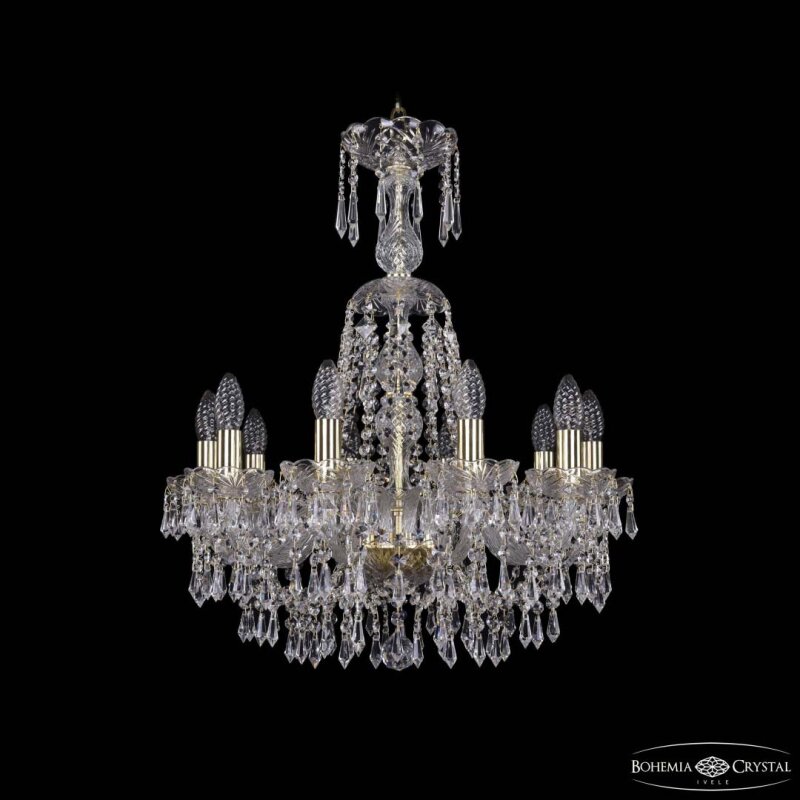Подвесная люстра Bohemia Ivele Crystal 1403 1403/10/195/XL-65 G