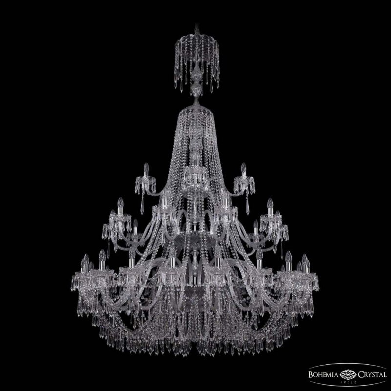 Подвесная люстра Bohemia Ivele Crystal 1403 1403/20+10+5/530/XL-203/3d Ni
