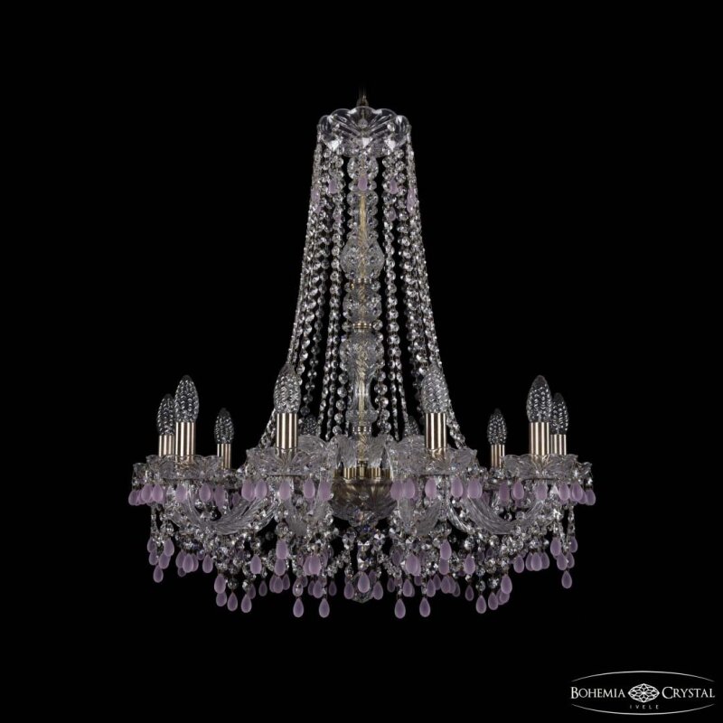 Подвесная люстра Bohemia Ivele Crystal 1410 1410/10/240/h-74 Pa V7010