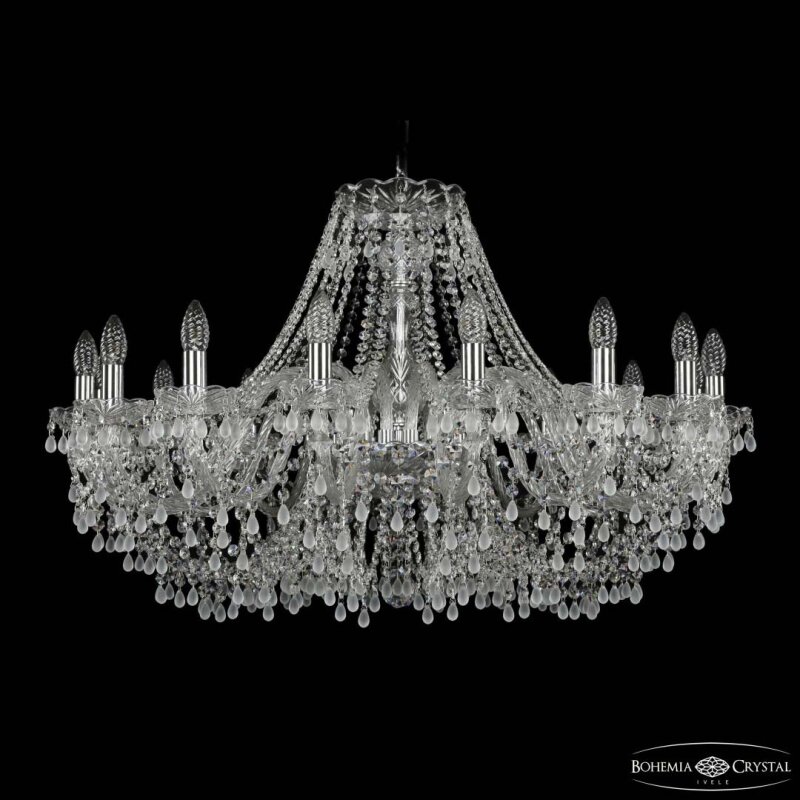 Подвесная люстра Bohemia Ivele Crystal 1410 1410/16/360 Ni V0300