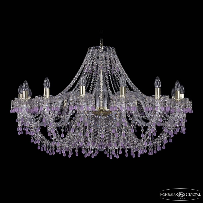 Подвесная люстра Bohemia Ivele Crystal 1410 1410/16/400 G V7010