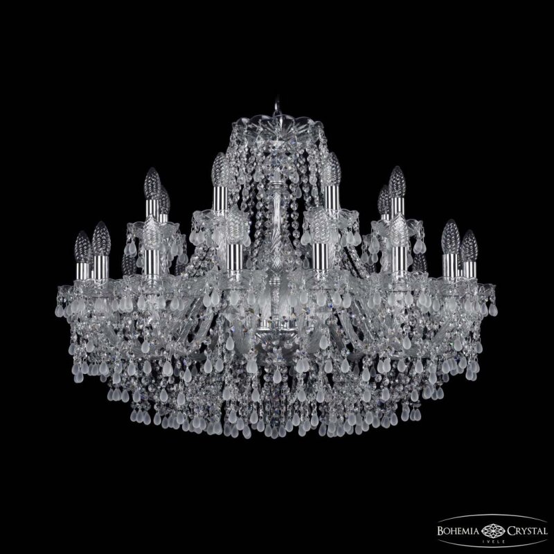 Подвесная люстра Bohemia Ivele Crystal 1410 1410/16+8/300 Ni V0300