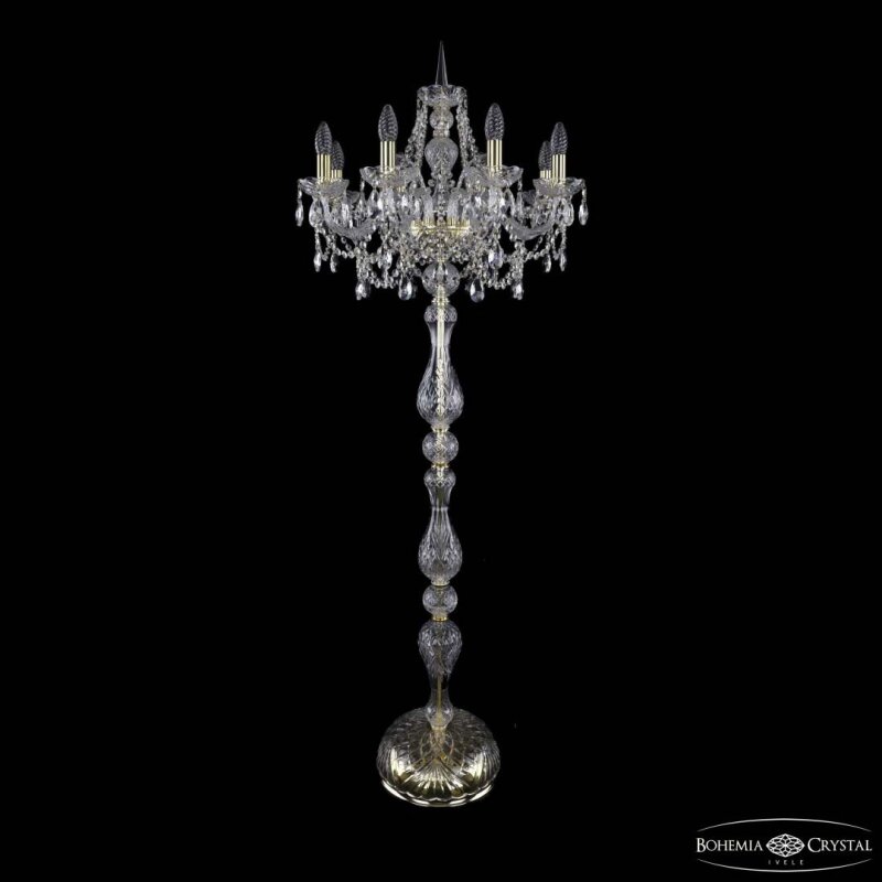 Торшер Bohemia Ivele Crystal 1411 1411T1/8/195-165 G