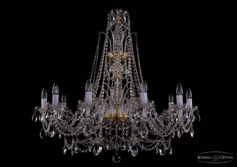 Подвесная люстра Bohemia Ivele Crystal 1411 1411/10/360/XL-87 G