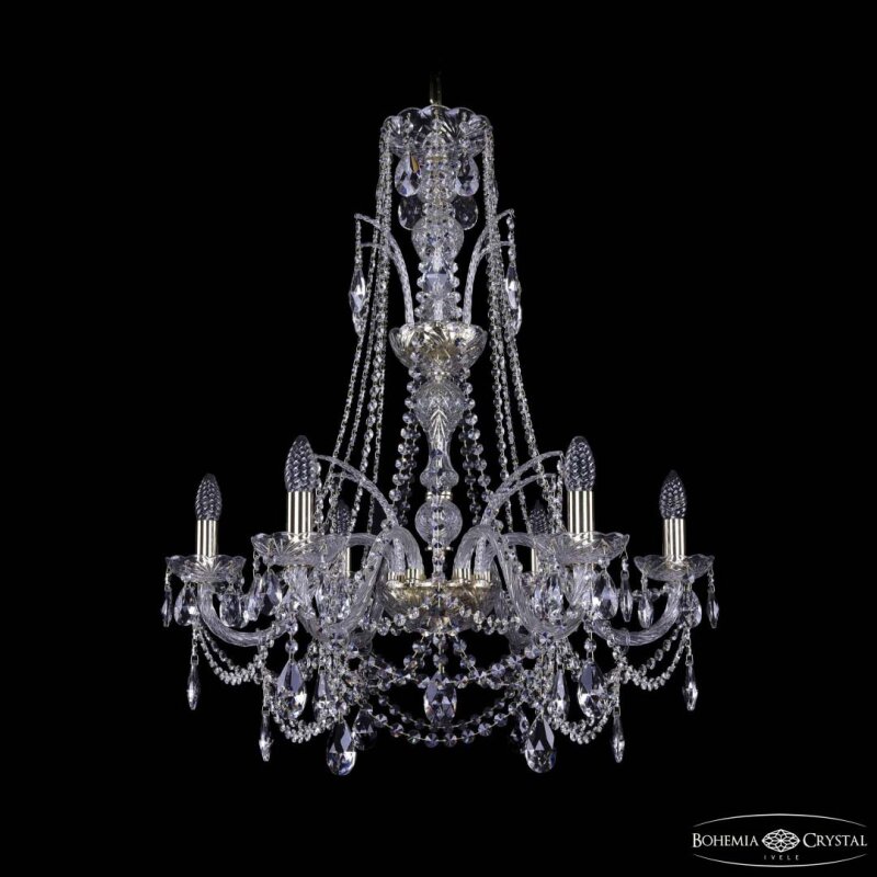 Подвесная люстра Bohemia Ivele Crystal 1411 1411/6/240/XL-83 G