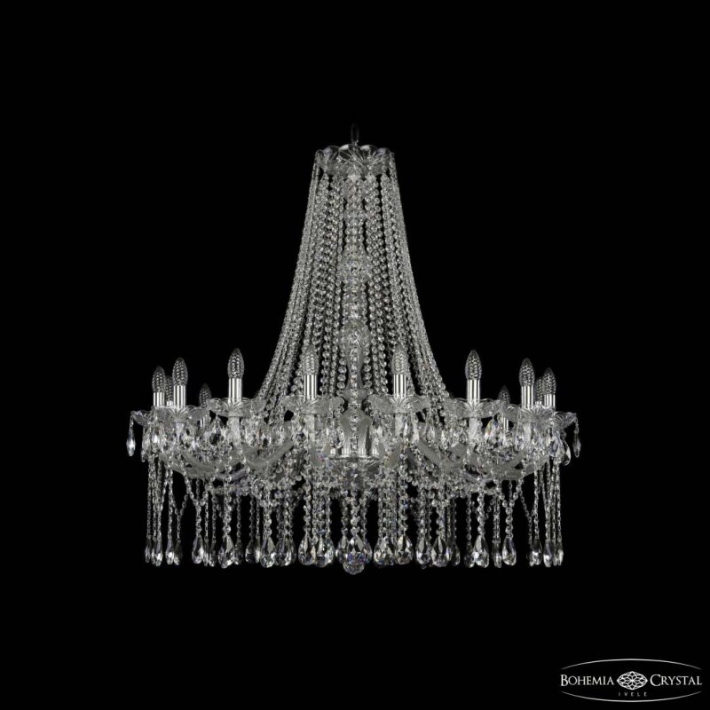 Подвесная люстра Bohemia Ivele Crystal 1413 1413/16/360/h-100 Ni