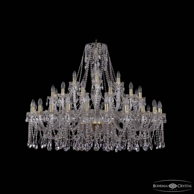 Подвесная люстра Bohemia Ivele Crystal 1413 1413/24+12+6/460 G