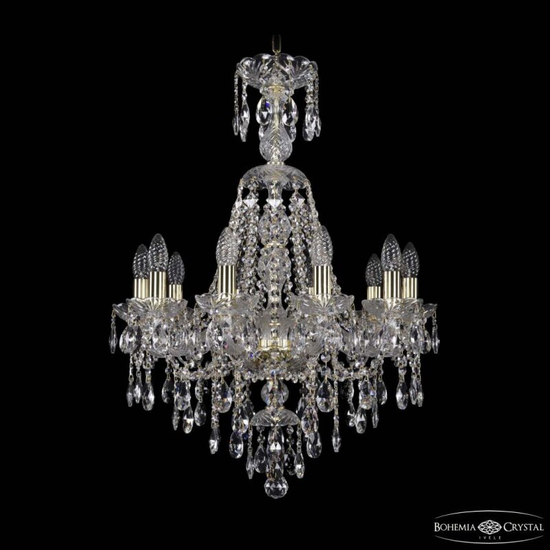 Подвесная люстра Bohemia Ivele Crystal 1415 1415/10/200/XL-76 G