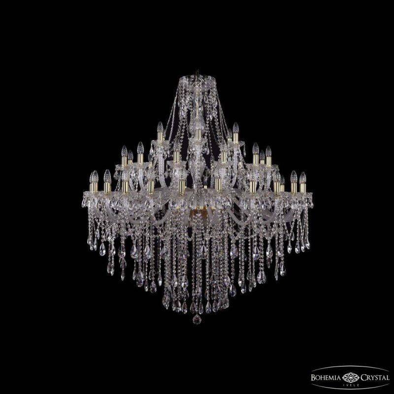 Подвесная люстра Bohemia Ivele Crystal 1415 1415/24+12+6/460 G