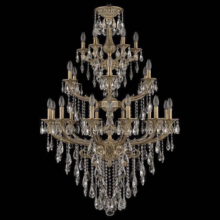 Подвесная люстра Bohemia Ivele Crystal 7116 71116/12+6+6/300/3d B FP