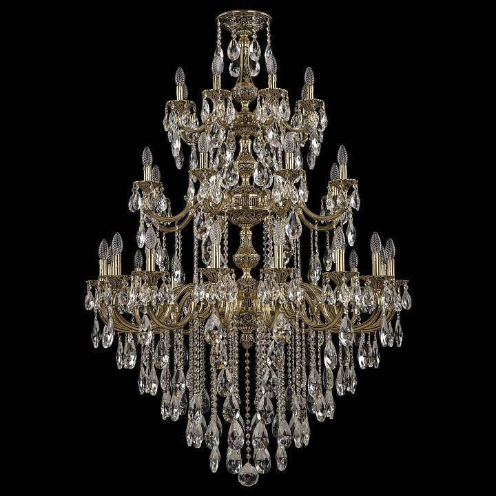 Подвесная люстра Bohemia Ivele Crystal 7201 72101/16+8+8/360/3d B GB