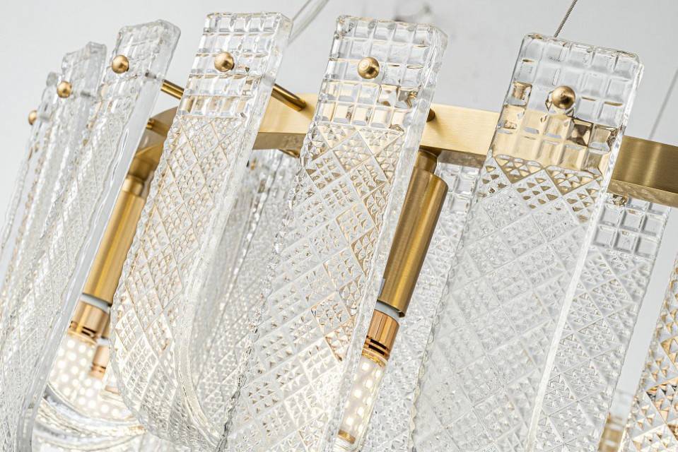 Подвесная люстра Belfast Severn 6601-800 BR CL