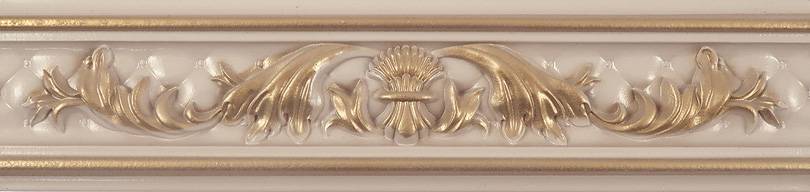 Бордюр Delacora Vardo Crema Roseton 60х253 мм BW0ROS11