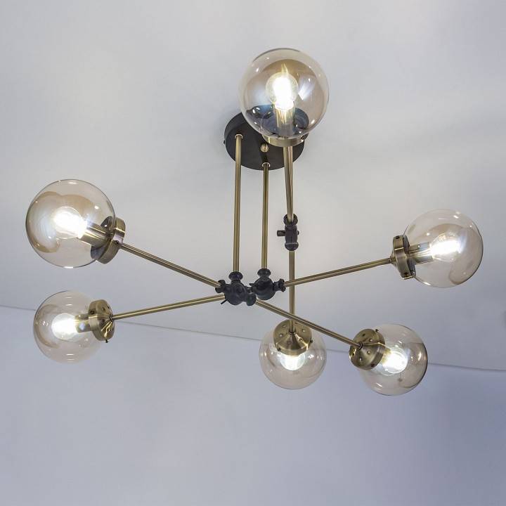 Люстра на штанге Citilux Планета 6хE27 CL105165