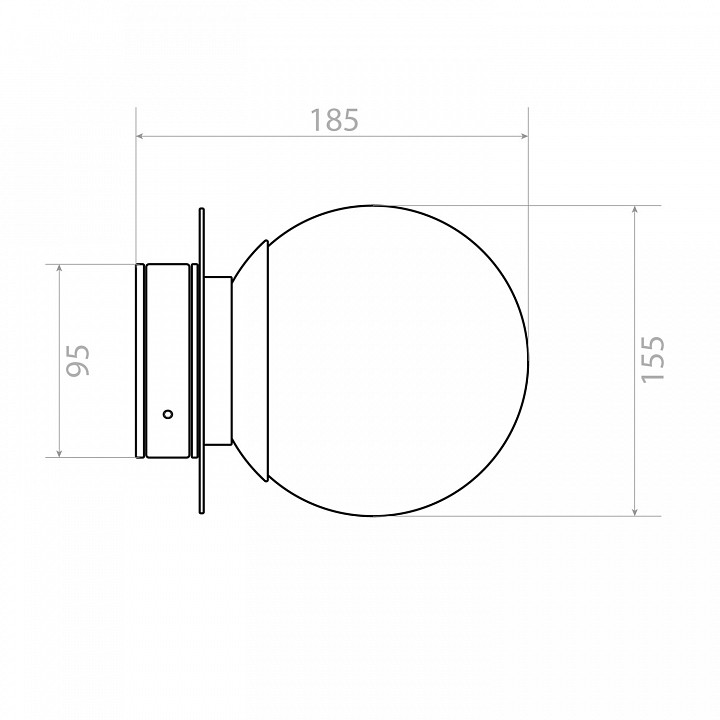 Накладной светильник Covali  WL-38027