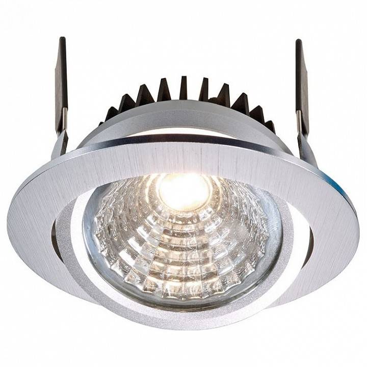 Встраиваемый светильник Deko-Light COB 70 9.3 Вт 3000K 60° серебристый 565309