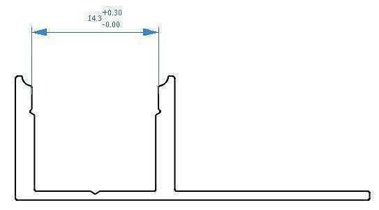 Профиль накладной Deko-Light EL-03-12 1200 мм черный 975365