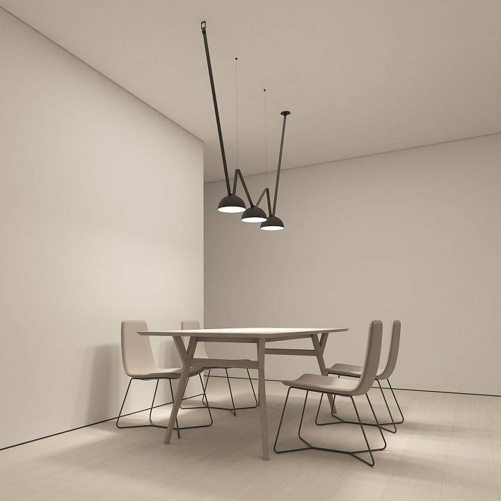 Комплект трековой системы Denkirs Belty SET темно-серый DK55SET01-03-DG