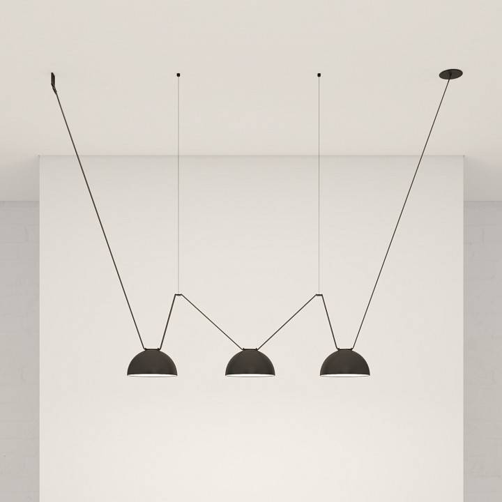 Комплект трековой системы Denkirs Belty SET темно-серый DK55SET01-03-DG