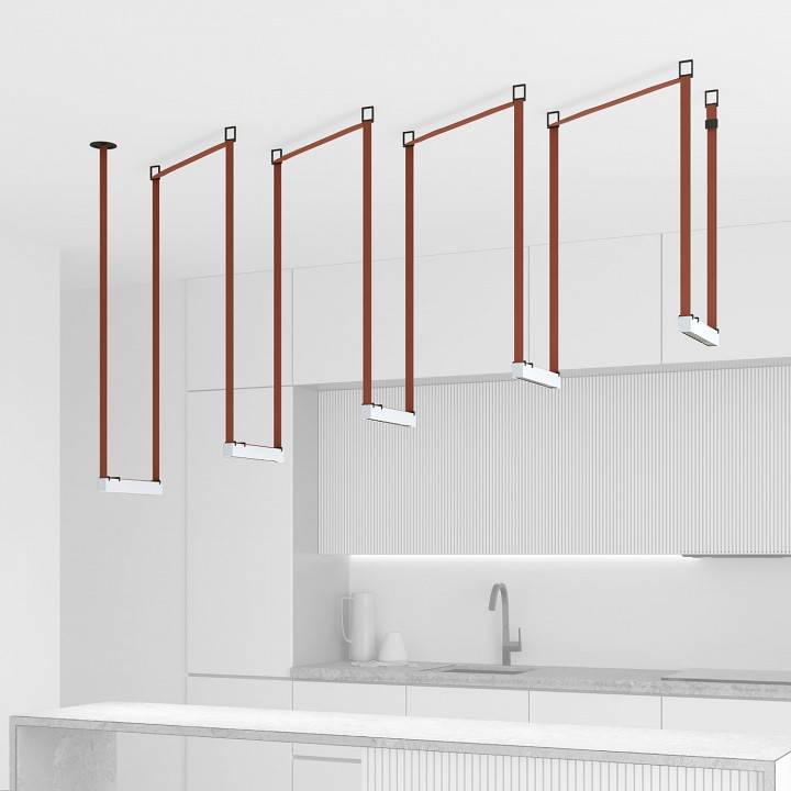 Комплект трековой системы Denkirs Belty SET DK55SET17-01-BR