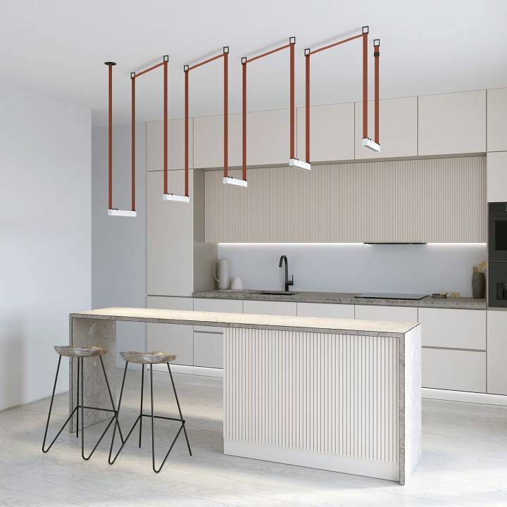 Комплект трековой системы Denkirs Belty SET DK55SET17-01-BR